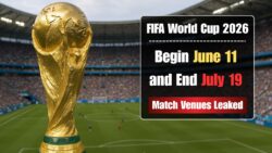 FIFA World Cup 2026 to Begin June 11 and End July 19 — Confirmed Schedule and Match Venues Leaked