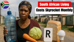 Cost of living Climb in South Africa Water Tariffs/Electricity bills/Food baskets push households to the brink