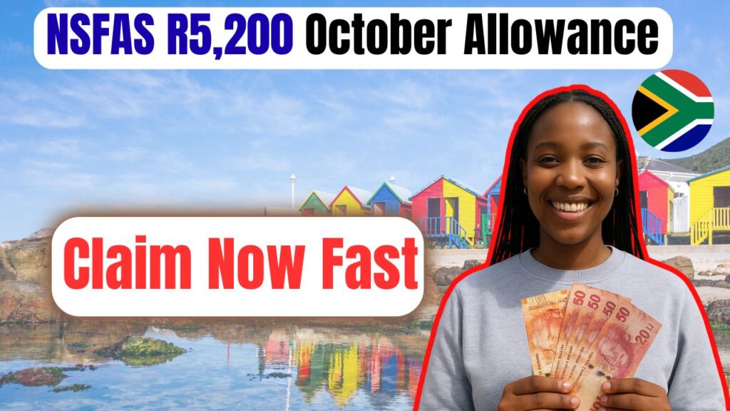 NSFAS October Allowance of R5,200 Approved