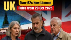 UK confirms 20 Oct 2025 Switch for Over 62 Drivers Penalties – DVLA Timelines Roadside Checks and Appeal Routes