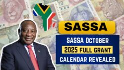 SASSA Three Month Calendar October to December 2025 – Deposit Dates, Verification Checks & Updates