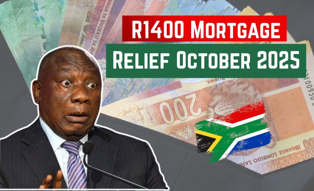 R1400 Mortgage Relief