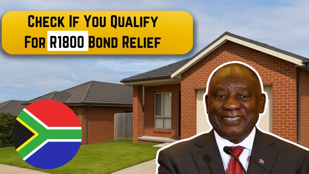 R1,800 Monthly Bond Relief for Homeowners