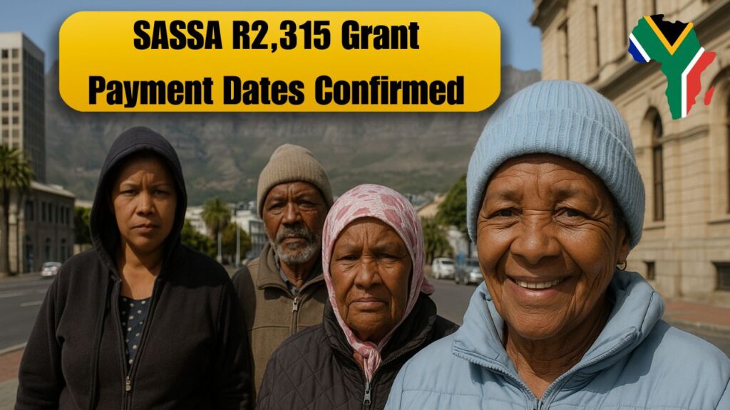 SASSA R2,315 Grant Payments