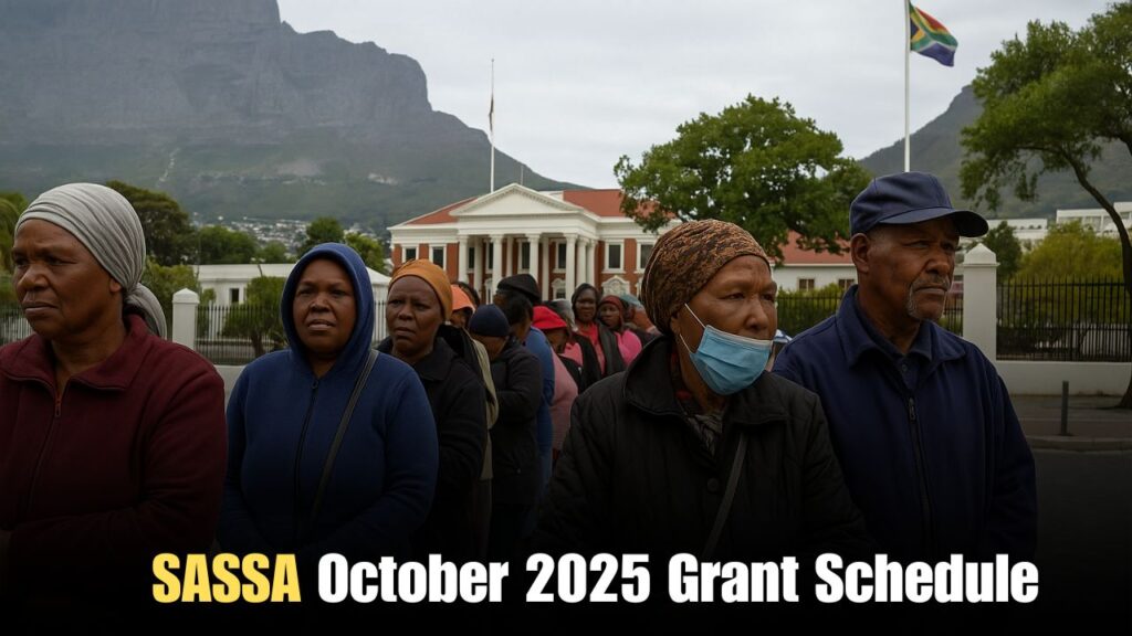 SASSA october 2025 Grant Payment Dates