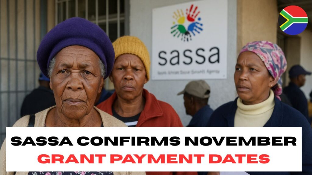 Sassa confirms November grant payment dates