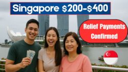 Singapore 2025 Relief Payments Worth SGD$200 to 400 – Who Qualifies Seniors 60 Plus included and Deposit Timeline