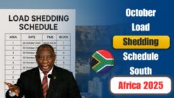 Eskom October 2025 Load Shedding Calendar Area Wise Blocks Sages & Peak Hours