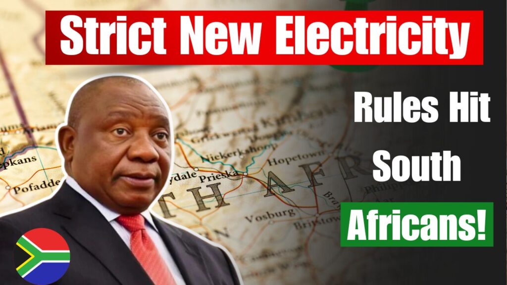 South Africans Shocked As Strict Electricity Rules