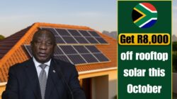 R8,000 Rooftop Solar Support October – Offer Income Caps Home Ownership Rules and Renters Options