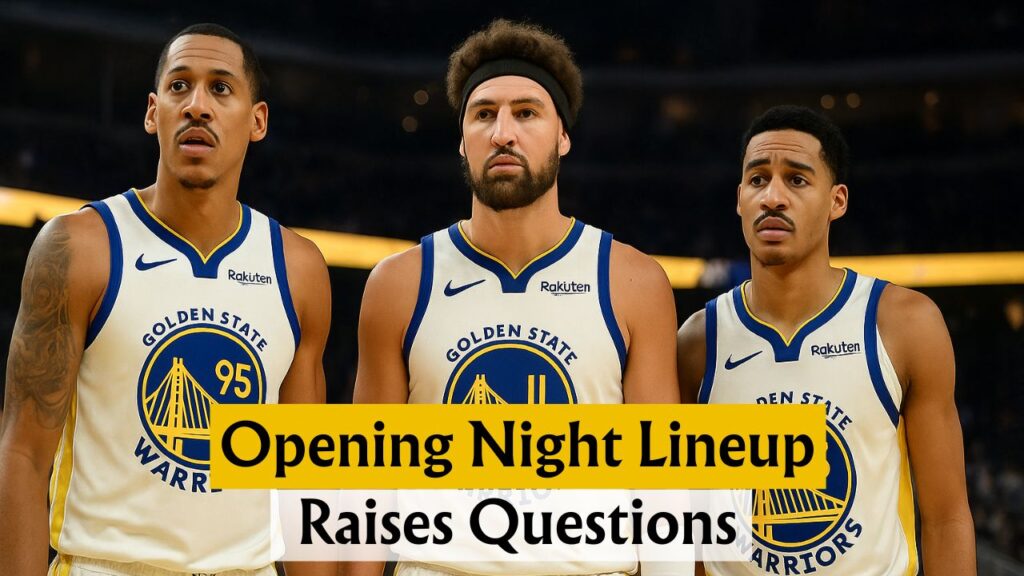 Warriors’ Opening Night Roster Raises Questions