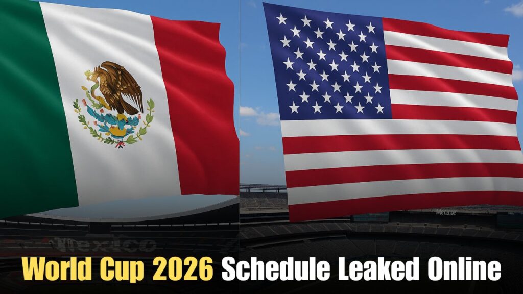World Cup 2026 Match Schedule Leaked
